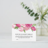 ピンクの水色のバラマミーのベリーゲームを推測 エンクロージャーカード (スタンド正面)