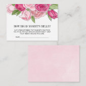 ピンクの水色のバラマミーのベリーゲームを推測 エンクロージャーカード (正面/裏面)