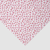 ピンクの水色の愛ハート 薄葉紙 (詳細)