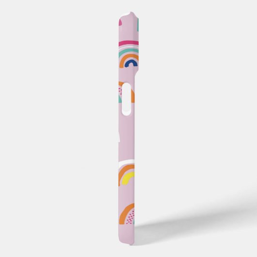 ピンクの水色の虹 Case-Mate iPhoneケース (裏面 / 右)