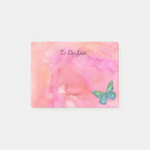 ピンクの水色の蝶