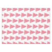 ピンクの水色クリスマスツリー テーブルクロス (正面(横))