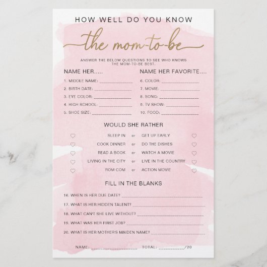 ピンクの水色金ゴールドはゲームを知っている (正面)