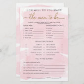 ピンクの水色金ゴールドはゲームを知っている (正面/裏面)