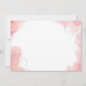 ピンクの水色 サンキューカード (裏面)