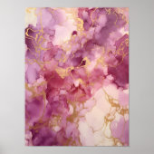 ピンクの水色 ポスター (正面)