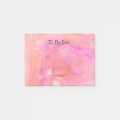 ピンクの水色 ポストイット (正面)