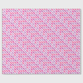 ピンクの水色 ラッピングペーパー (フラット)