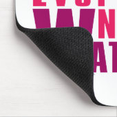 ピンクの水辺バレーボール マウスパッド (コーナー)