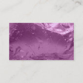 ピンクの氷の名刺 名刺 (裏面)