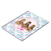 ピンクの泡のグループ ノートブック (左側)