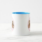 ピンクの泡のグループ マグカップ (中央)