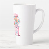 ピンクの泡ガムの奇想天外な  カフェラテマグ (右)