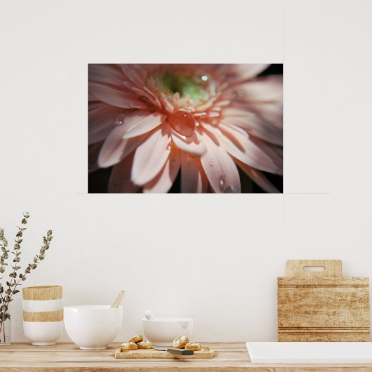 ピンクの泡 ポスター (キッチン)