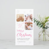 ピンクの流星 手描き3枚 写真台本 シーズンカード (スタンド正面)