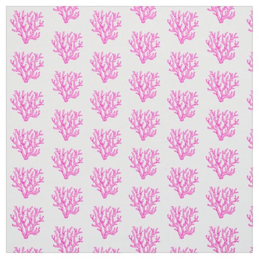 ピンクの海サンゴの織物 ファブリック (見本)