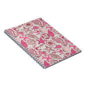 ピンクの海パターン ノートブック (右側)