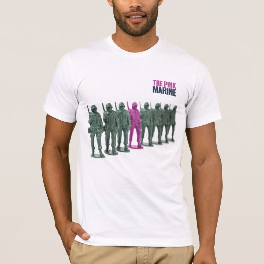 ピンクの海洋のTシャツ Tシャツ (正面)