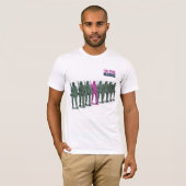 ピンクの海洋のTシャツ Tシャツ (正面フル)