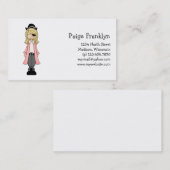 ピンクの海賊 · 海賊女の子#2 名刺 (正面/裏面)