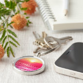 ピンクの海 キーホルダー (側面)