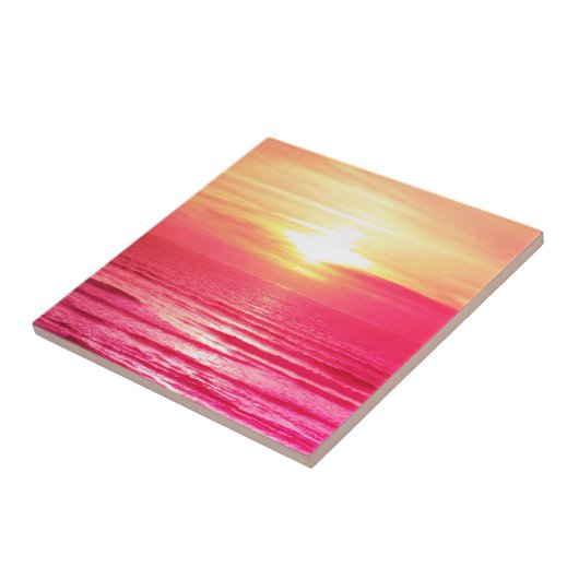 ピンクの海 タイル (側面)