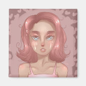 ピンクの涙 マグネット (正面)