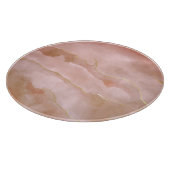 ピンクの液体大理石の金ゴールドテクスチャ カッティングボード (角)