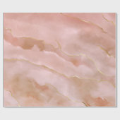ピンクの液体大理石テクスチャ ラッピングペーパー (フラット)