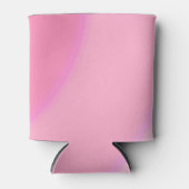 ピンクの渦クール 缶クーラー (正面)