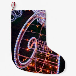 ピンクの渦巻きを作成 スモールクリスマスストッキング