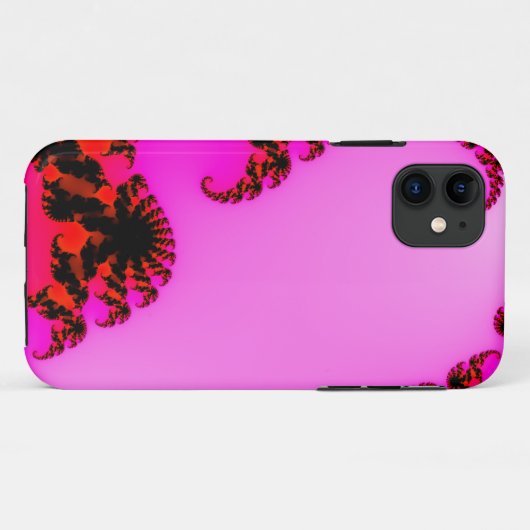 ピンクの渦巻きケース – メイトiPhoneケース Case-Mate iPhoneケース (裏面(横))