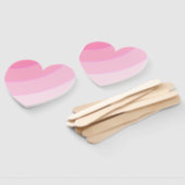 ピンクの渦巻きファンのセット ハンドファン (組立なし)