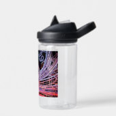 ピンクの渦巻き ウォーターボトル (左面)