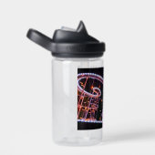 ピンクの渦巻き ウォーターボトル (右面)