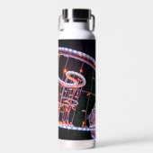 ピンクの渦巻き ウォーターボトル (正面)