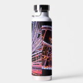 ピンクの渦巻き ウォーターボトル (右面)