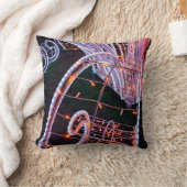 ピンクの渦巻き クッション (ブランケット)