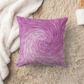 ピンクの渦巻き・・・ クッション (ブランケット)