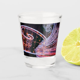 ピンクの渦巻き ショットグラス