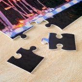 ピンクの渦巻き ジグソーパズル (側面)