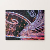 ピンクの渦巻き ジグソーパズル (横)