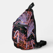 ピンクの渦巻き スリングバッグ (右コーナー)