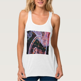 ピンクの渦巻き タンクトップ