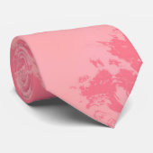 ピンクの渦巻き ネクタイ (ロール)