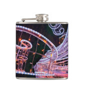 ピンクの渦巻き フラスク (正面)