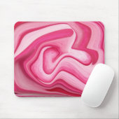 ピンクの渦巻のmousepad マウスパッド (マウス)