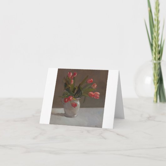 ピンクの渦巻 カード (正面)