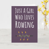 ピンクの漕ぎカード女子用 カード (黄色い花)