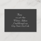 ピンクの点 名刺 (裏面)